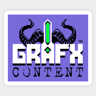 GRAFX CONTENT logo Sticker